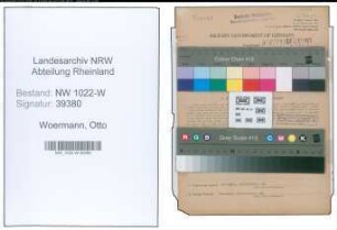 Entnazifizierung Otto Woermann , geb. 19.11.1914 (Bahnbeamter)