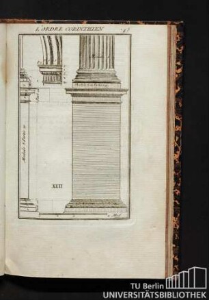 XXII. L'Ordre Corinthien. Description de...