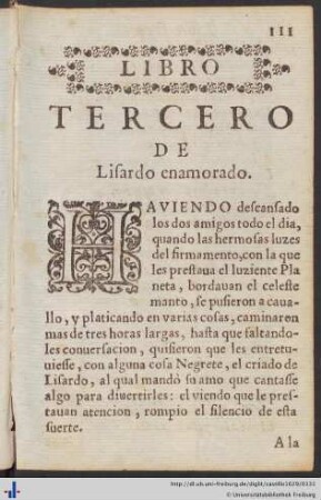 Libro Tercero