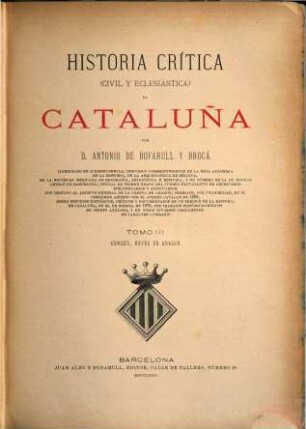 Historia critica (civil y eclesiastica) de Cataluña, 3