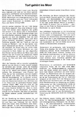 Torf gehört ins Moor