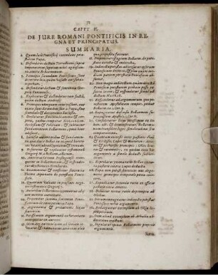 Caput V. De Iure Romani Pontificis In Regna Et Principatus