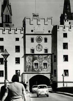 Das Brückentor von Wasserburg am Inn