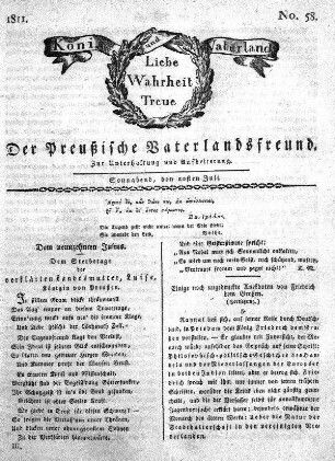 No. 58., vom 20sten Juli