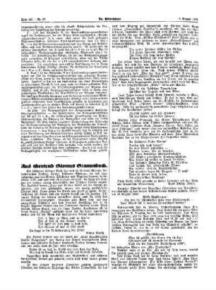 Aus Gertrud Storms Stammbuch