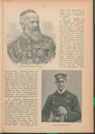 Prinzregent Luitpold von Bayern. Kapitänleutnant Fischer.