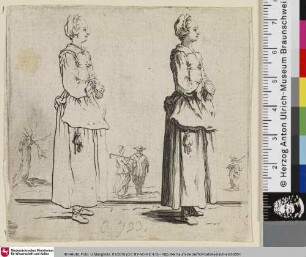 [Bäuerin, im Profil gesehen; Deux figures de la même femme]