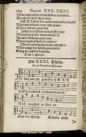 Der XXXI. Psalm [bis] Pseaume LX