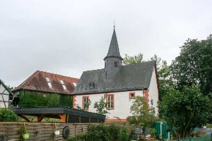 Evangelische Pfarrkirche (Kirche, ev.); Altenstadt, Mühlweg 11, Zu Enzheim, Mühlweg