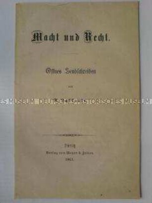 Schrift über die Frage nach dem Verständnis von Demokratie