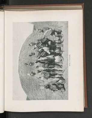 Kaffern in Kriegstracht