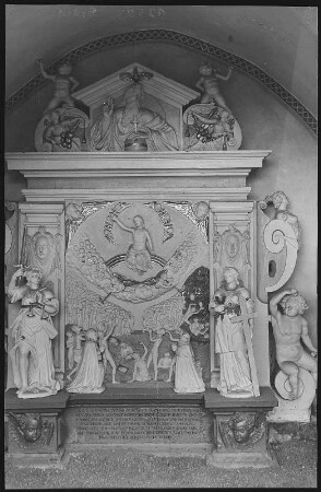 Annaberg. Grabmahl : Annaberg. Grabmahl auf dem Friedhof ("Das Jüngste Gericht")