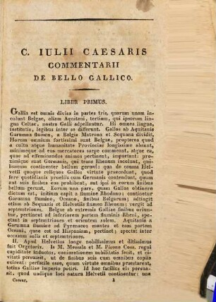 C. Iulii Caesaris commentarii de bello Gallico et civili : accedunt libri de Bello Alexandrino Africano et Hispaniensi ; in usum scholarum