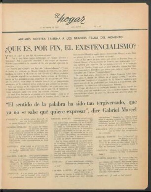 "El sentido de la palabra ha sido tan tergiversado, que ya no se sabe qué quiere expresar", dice Gabriel Marcel