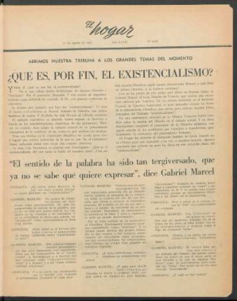 "El sentido de la palabra ha sido tan tergiversado, que ya no se sabe qué quiere expresar", dice Gabriel Marcel