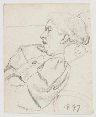 Luise Scholderer lesend