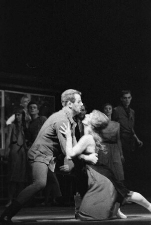 Szenenbilder aus "Neue Odyssee", Ballett in 5 Bildern von Albert Burkat mit Musik von Victor Bruns. Staatsoper Berlin, 01.03.1962