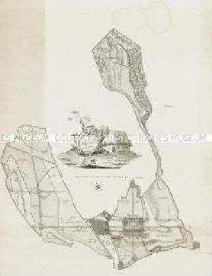 Plan von Hohenheim