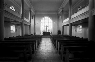 Auggen: Inneres der Kirche; Achse