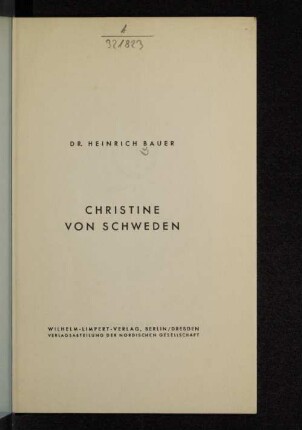 Christine von Schweden