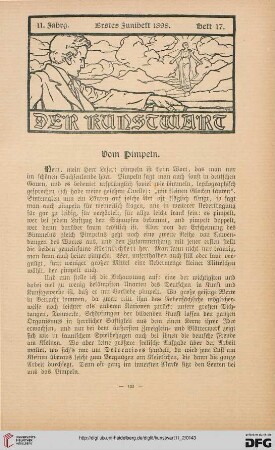 Heft 17 (1. Juniheft 1898)