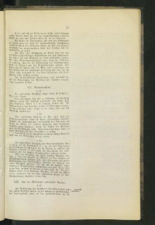 XIII. Von den Niederlagen unverzollter Waaren.