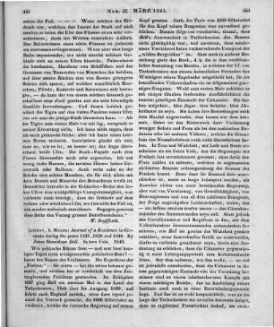 Bell, J. S.: Journal of a residence in Circassia, during the years 1837, 1838 and 1839. Vol. 1-2. London: Moxon 1840