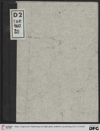 Nr. 14: Kollektiv-Ausstellung: Wilhelm Rümann - Gemälde