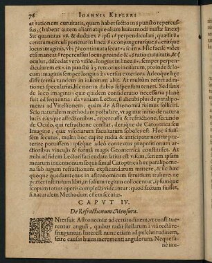 76-158, Caput IV. De Refractionum mensura