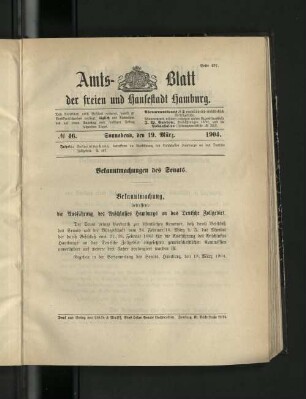 No. 46, 19. März 1904.