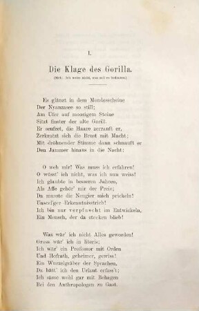 Lieder für das Festmahl Deutscher Anthropologen : im Zoologischen Garten zu Frankfurt am Main 14. August 1882.