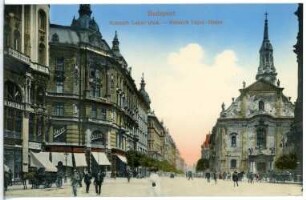 Budapest. Kossuth-Lajos-Gasse