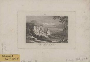 Ansicht vom Prebisch, Kupferstich, um 1840 : Der Prebisch Kegel. - [S.l] , [ca. 1840]. - 1 Kunstbl. : Kupferst. ; 14 x 10 cm