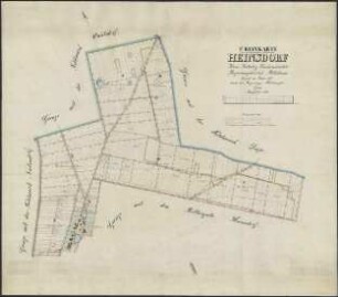 I. Rein-Karte der bäuerlichen Feldmark Heinsdorf