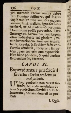 296-300, Caput XI