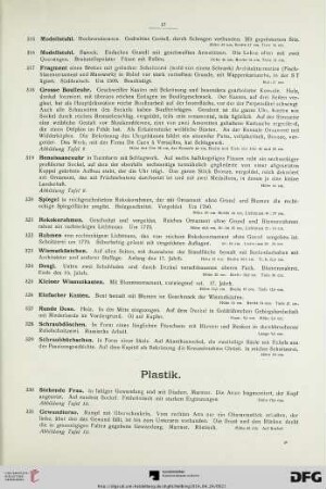 Plastik (Nr. 330-353)