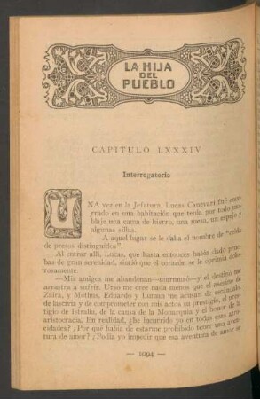 Capítulo LXXXIV - Interrogatorio