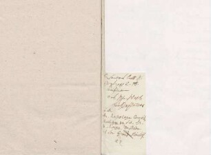 Adressen und Anreden von Lassolaye, von Beroldingen und Pötz von Karoline Luises Hand.