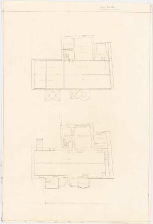 Rathaus, Einbeck: Grundriss Erdgeschoss, 1. Obergeschoss 1:100