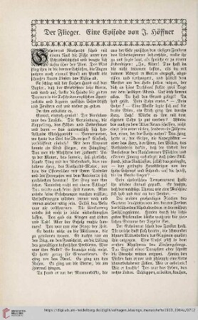 28: Der Flieger : eine Episode