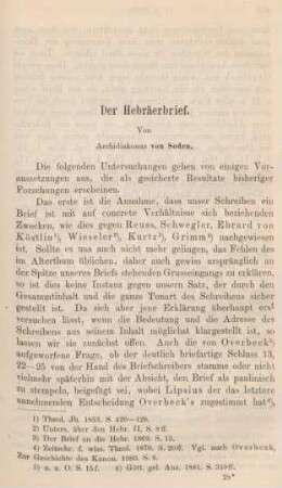 435-493 Der Hebräerbrief