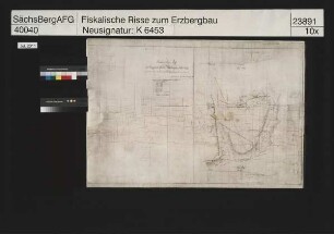 Karl Haidinger Stolln am Rautenstocker Gebirge bei Wildenau (Schwarzenberg), Lage zu den Guckäuschel und Gelbe Birke Bauen