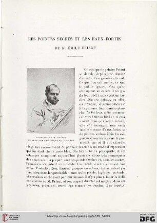 4. Pér. 9.1913: Les pointes sèches et les eaux-fortes de M. Émile Friant