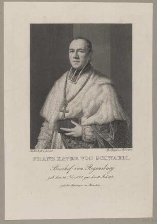 Bildnis des Franz Xaver von Schwaebl
