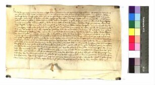 Bürgermeister und Rat zu Hall bekunden: Sie verkauften an Konrad Senft, Bürger zu Hall, um 116 1/2 Gulden rheinisch aus der Auslösung von Ulrich von Heimberg stammende, von Hohenlohe zu Lehen gehende Güter zu Untermünkheim: Äcker und Wiesen des Kunz Wüst (Gült: 2 Gulden rheinisch, 4 Schilling 4 Heller, 1 Herbsthuhn), des Siferlin Wüst (Gült: wie vorher), Ackerstücke des Walter Wüst (Gült: 3 Schilling Heller, 1 Herbsthuhn und 5 Schilling Heller), ein Garten des Martin (Mertin) Knure (Gült: 3 Schilling Heller, 1 Herbsthuhn), Ackerstücke des Schmid (Gült: 6 Schilling Heller, 4 Herbsthühner) und Holz des Landös auf der Steige (Gült 5 Schilling Heller, 1 Herbsthuhn).