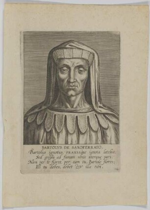 Bildnis des Bartolvs de Saxoferrato