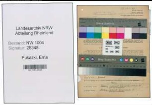 Entnazifizierung Erna Pukazki , geb. 04.05.1910 (Telefonistin)