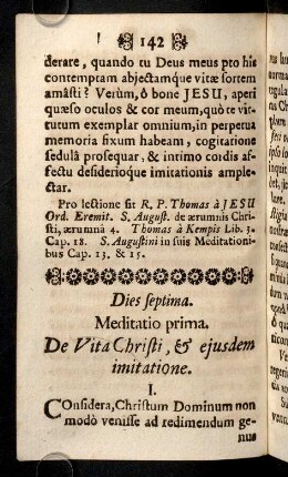 142-162, Dies Septima.