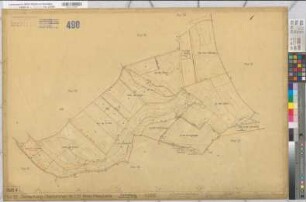 Oberkirchen (Schmallenberg), Flurbereinigung Holzhausen, Bl.4 Zuteilungskarte Oberkirchen Flur 22