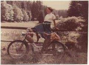 Werbefoto für das Simson-Moped SR1